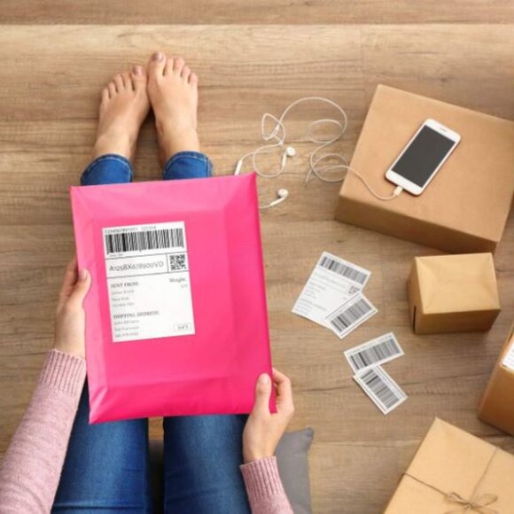 🔥(25) 10x13" Poly Mailers Hot Pink Shipping Envelope Bags - Picture 5 of 6